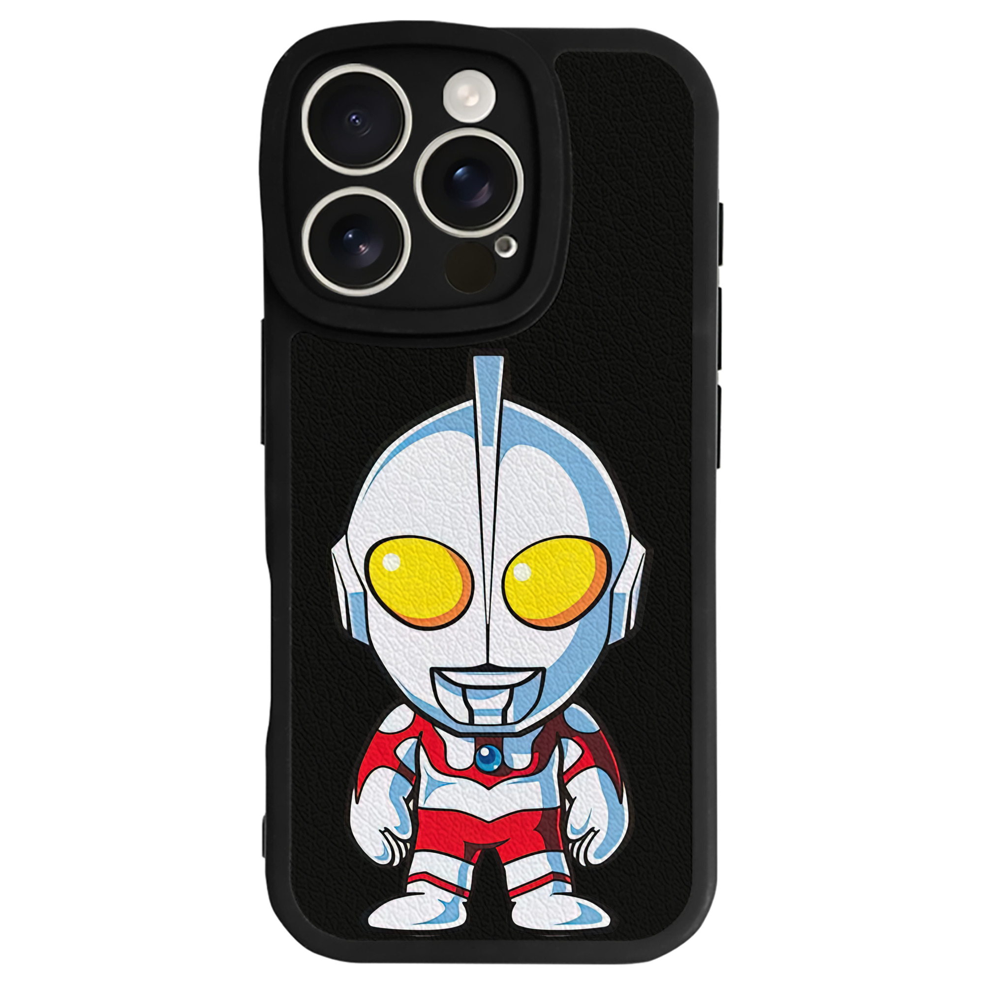 （画像用） ウルトラマン Ultraman 【iPhone 16シリーズ対応】シリコンスマホケース（レザー調） 材質：シリコン